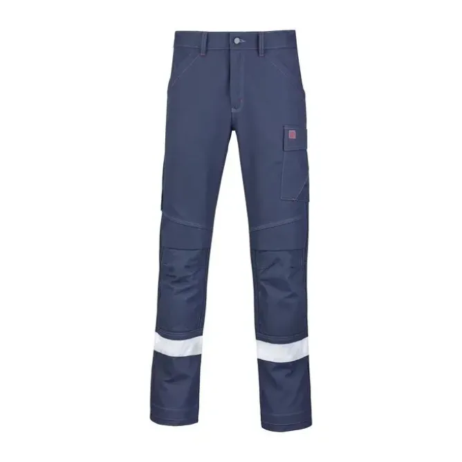 Pantaloni da Lavoro Lafont Basalte Reflect 1MIMUPBR Alta Visibilità Multitasche