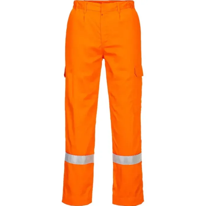 Pantaloni da Lavoro Leggeri Alta Visibilità Multitasche Ignifugo Multi-norma Portwest FR412