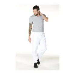 Pantaloni da Lavoro Molinel Java JAVAPMCOTONBLA Benessere Sanitario Unisex 100% Cotone