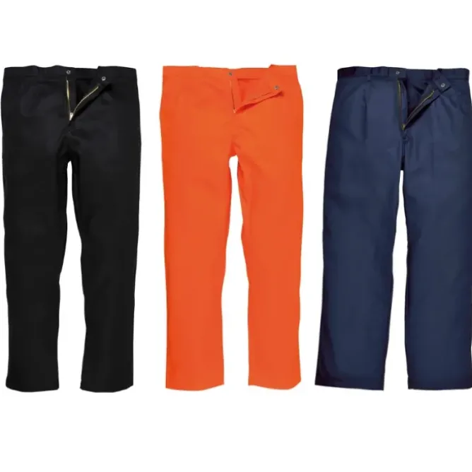 Pantaloni da Lavoro Multitasche Ignifugo 100% Cotone Stretch Multinorma Bizweld Portwest BZ30