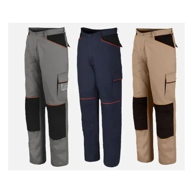 Pantaloni da lavoro multitasche 100% cotone ISSA LINE 8930