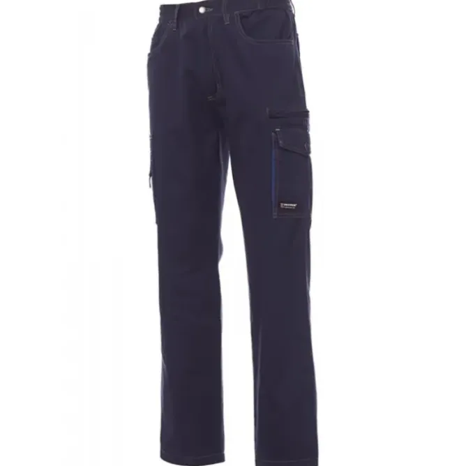 Pantaloni da lavoro Multitasche in Cotone con Triple Ciciture Texas - Payper AY 7338