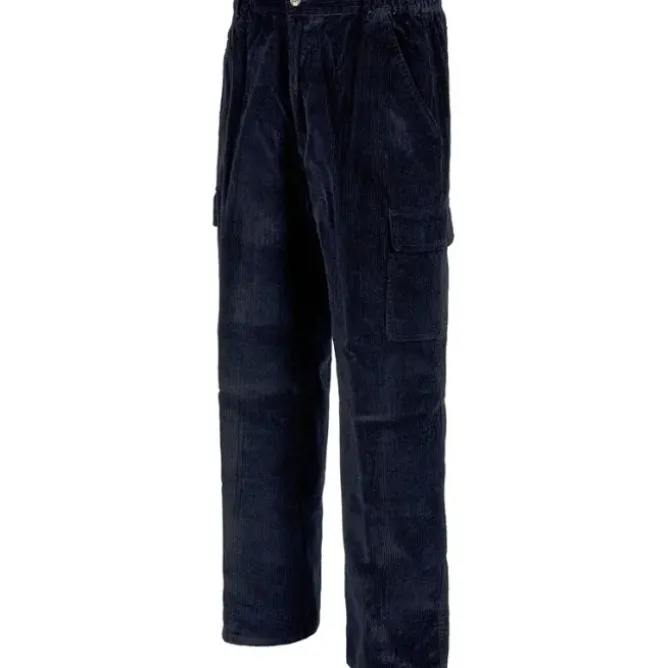Pantaloni da lavoro multitasche in velluto 100% cotone resistenti