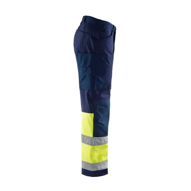 Pantaloni da lavoro Multitasche Softshell alta visibilità Blaklader Hig Vis 156225178933C50