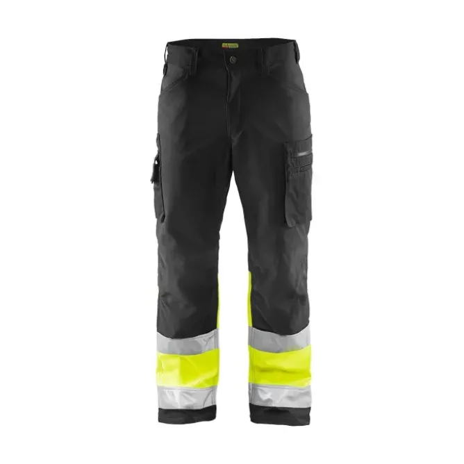 Pantaloni da lavoro Multitasche Softshell alta visibilità Blaklader Hig Vis 156225178933C50
