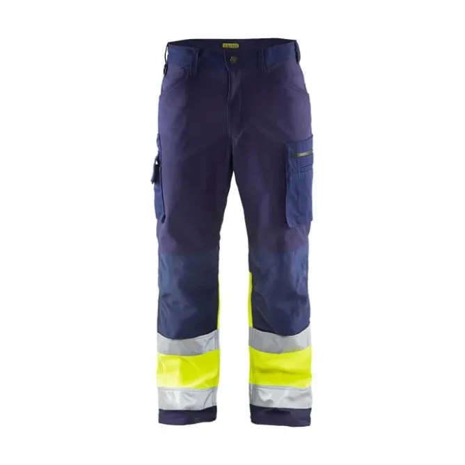 Pantaloni da lavoro Multitasche Softshell alta visibilità Blaklader Hig Vis 156225178933C50