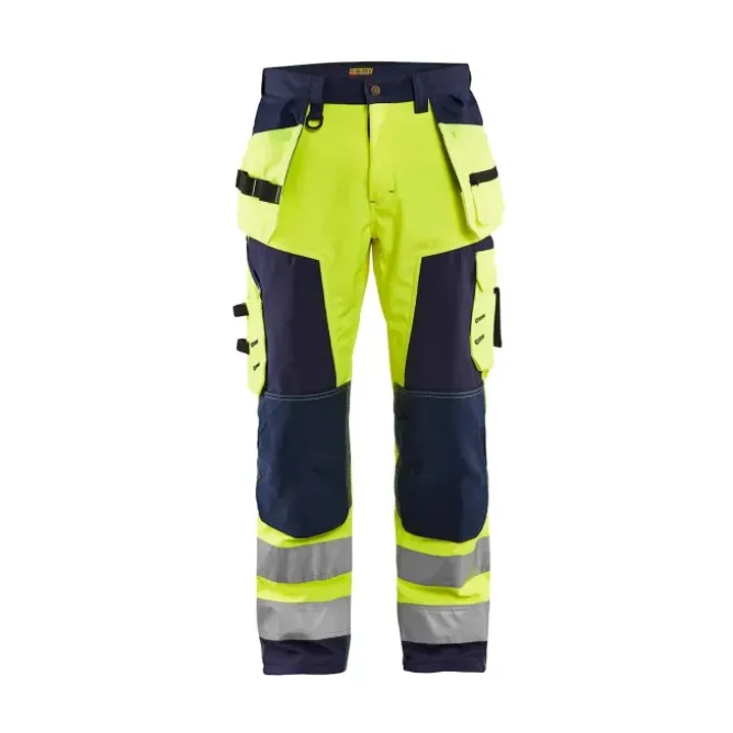 Pantaloni da lavoro Multitasche Softshell alta visibilità Blaklader Hig Vis Artigiano 156725173389C50