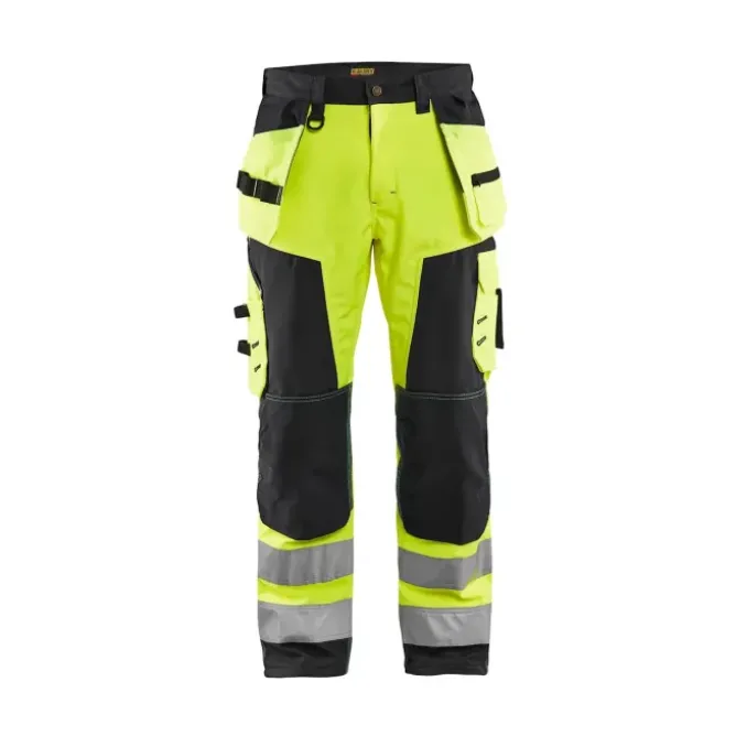 Pantaloni da lavoro Multitasche Softshell alta visibilità Blaklader Hig Vis Artigiano 156725173389C50