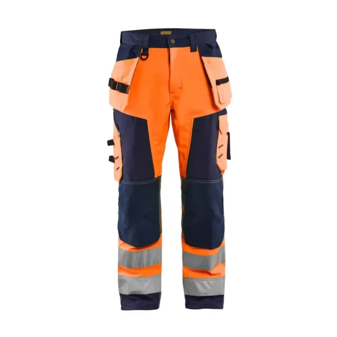 Pantaloni da lavoro Multitasche Softshell alta visibilità Blaklader Hig Vis Artigiano 156725173389C50