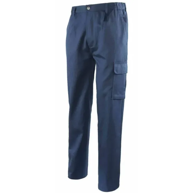 Pantaloni da Lavoro Multitasche 100% cotone Logica 9030BLU-L
