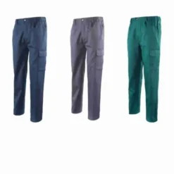 Pantaloni da Lavoro Multitasche 100% cotone Logica 9030BLU-L