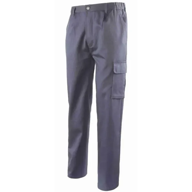 Pantaloni da Lavoro Multitasche 100% cotone Logica 9030BLU-L