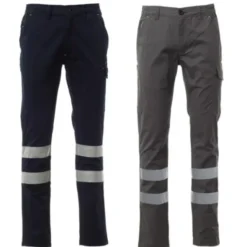 Pantaloni da Lavoro Payper AY 7609 Alta Visibilità Power Stretch Reflex Multitasche