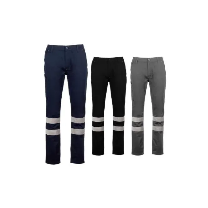 Pantaloni da Lavoro Payper AY 7355 Alta Visibilità Engine Stretch Reflex Multitasche