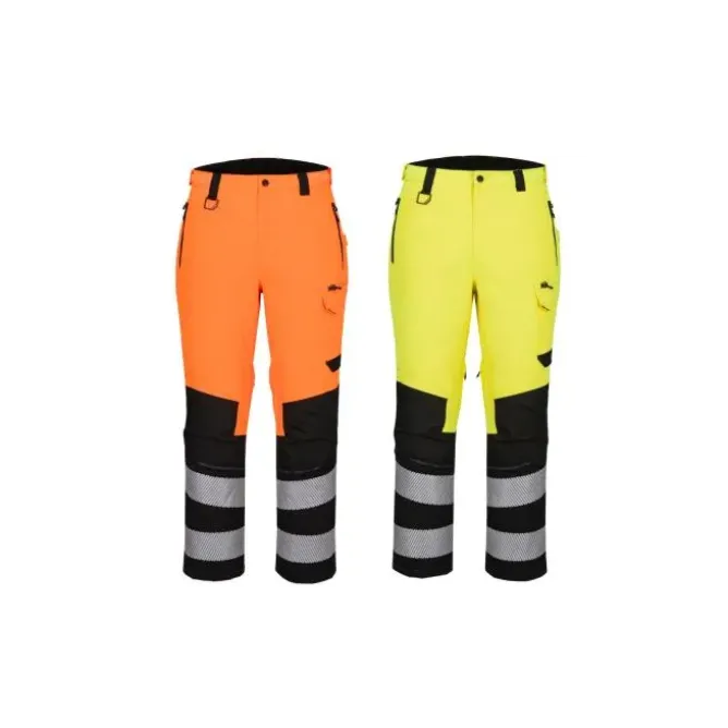 Pantaloni da Lavoro Portwest Alta Visibilità Hi-Vis Expedition Trouser EV402 Multitasche