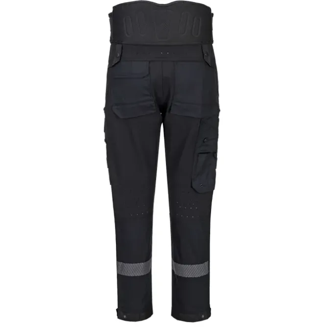 Pantaloni da Lavoro Portwest Alta Visibilità DX408 Multitasche Stretch con Supporto Schiena