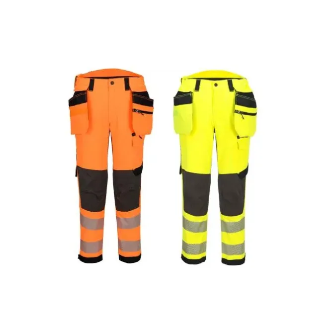 Pantaloni da Lavoro Portwest Alta Visibilità Holster EV448 Stretch Multitasche