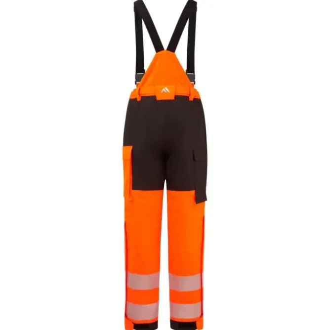 Pantaloni da Lavoro Portwest Alta Visibilità FR426 Multitasche Ignufugo Impermeabile Invernale Con Bretelle Staccabili