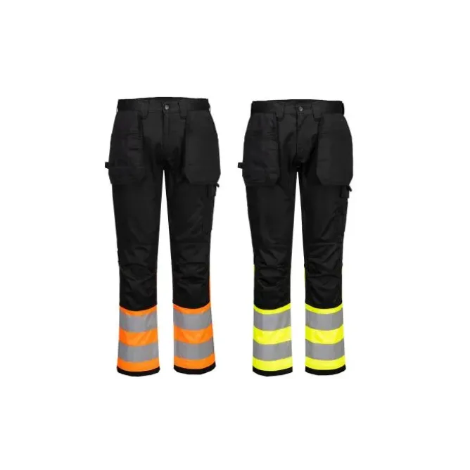 Pantaloni da Lavoro Portwest Alta Visibilità Holster CD858 Stretch Multitasche