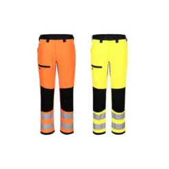 Pantaloni da Lavoro Portwest Alta Visibilità Service WX2 CD857 Multitasche Stretch