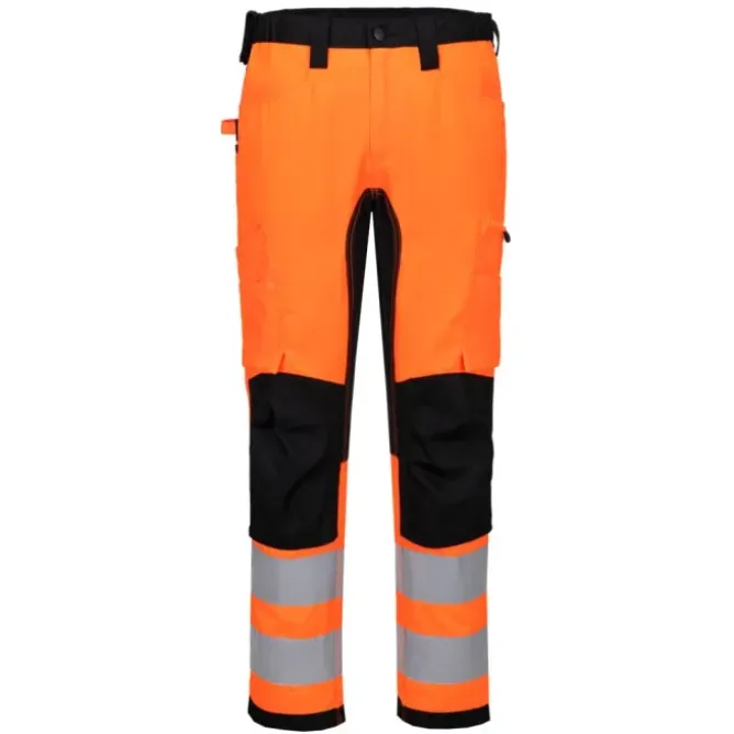 Pantaloni da Lavoro Portwest Alta Visibilità CD848 Stretch Multitasche