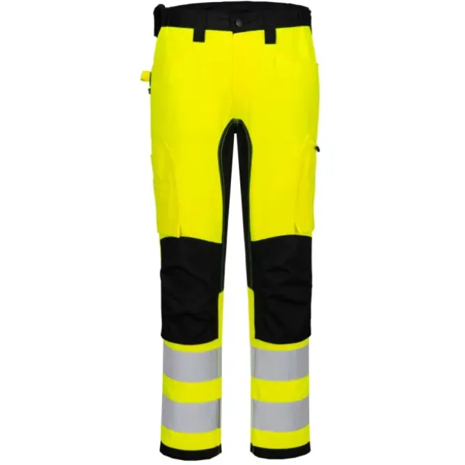 Pantaloni da Lavoro Portwest Alta Visibilità CD848 Stretch Multitasche