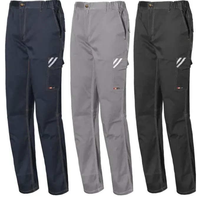 Pantaloni da lavoro Start ISSA LINE Stretch 8036B Elasticizzati Multitasche