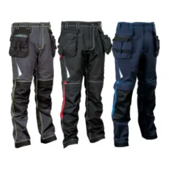 Pantaloni da Lavoro Stretch Elasticizzati Multitasche Cofra Leiria V481-0-04