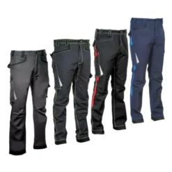 Pantaloni da Lavoro Stretch Elasticizzati Multitasche Cofra Barrerio V487-0-04