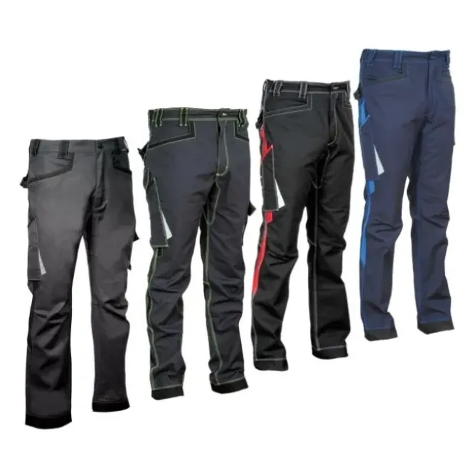 Pantaloni da Lavoro Stretch Elasticizzati Multitasche Cofra Barrerio V487-0-04