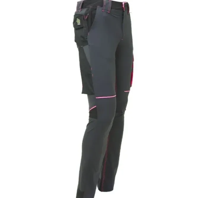 Pantaloni da Lavoro Stretch Elasticizzati Multitasche U-Power World Donna