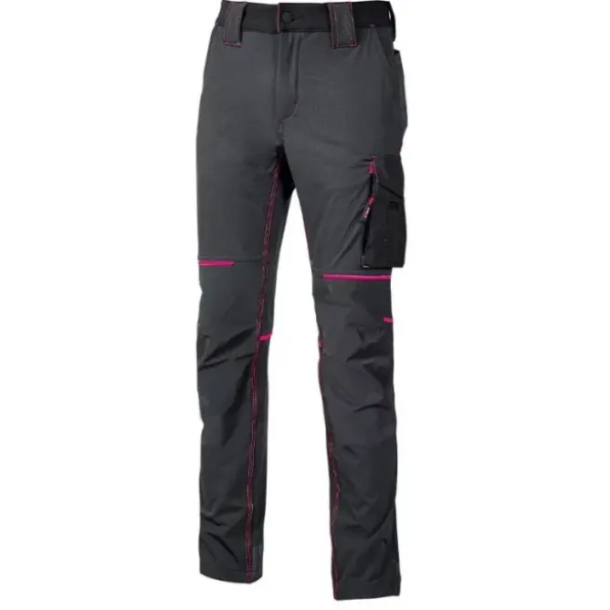 Pantaloni da Lavoro Stretch Elasticizzati Multitasche U-Power World Donna