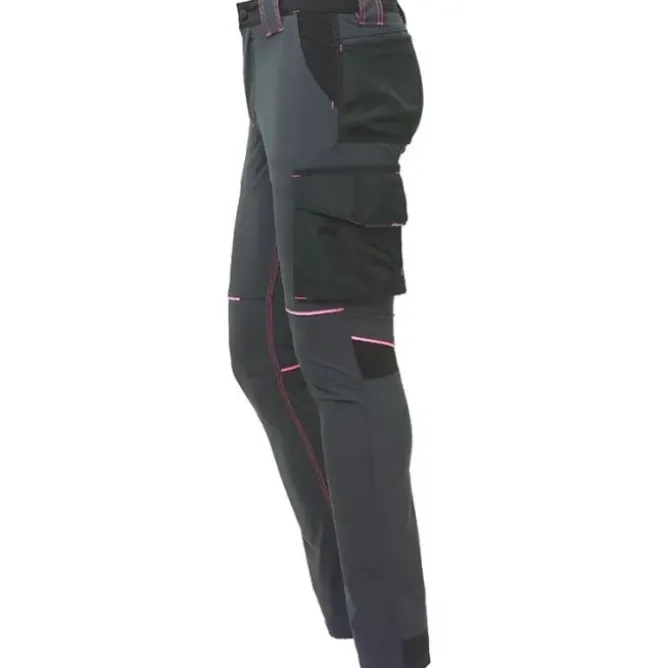 Pantaloni da Lavoro Stretch Elasticizzati Multitasche U-Power World Donna