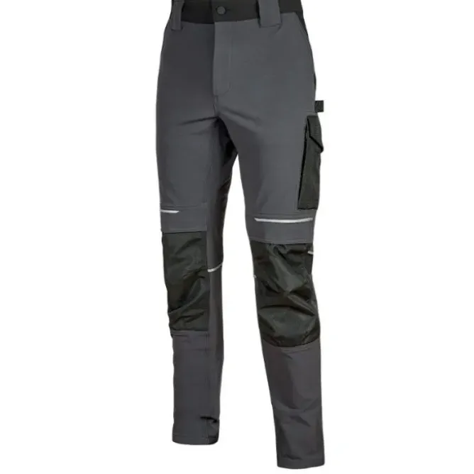 Pantaloni da Lavoro Stretch Elasticizzati Multitasche U-Power Atom PE145BC