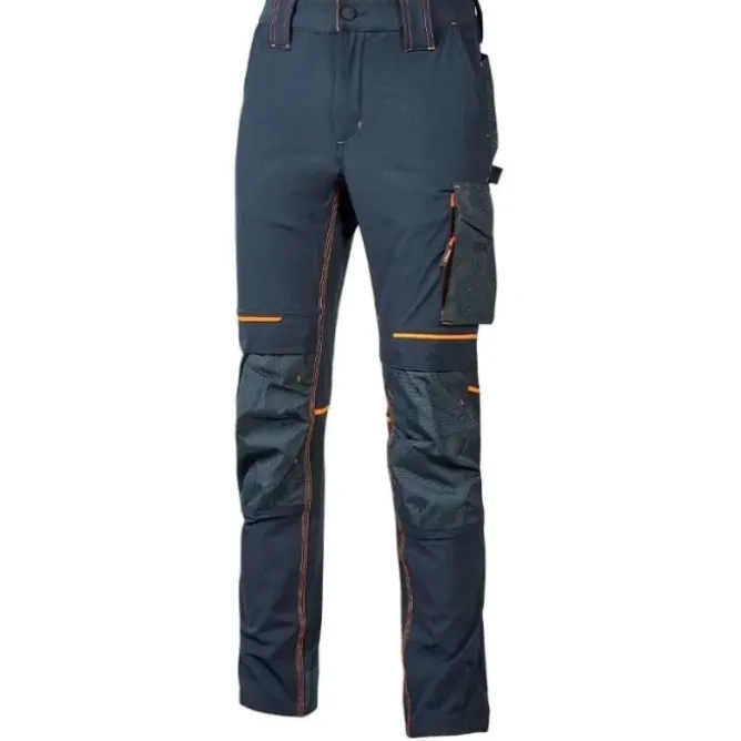 Pantaloni da Lavoro Stretch Elasticizzati Multitasche U-Power Atom PE145BC