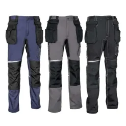 Pantaloni da Lavoro Stretch Elasticizzati Multitasche Cofra Lemno V581-0-02