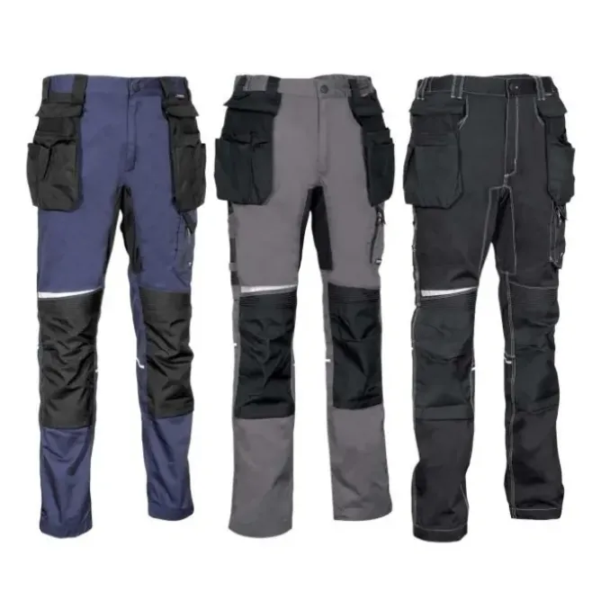 Pantaloni da Lavoro Stretch Elasticizzati Multitasche Cofra Lemno V581-0-02