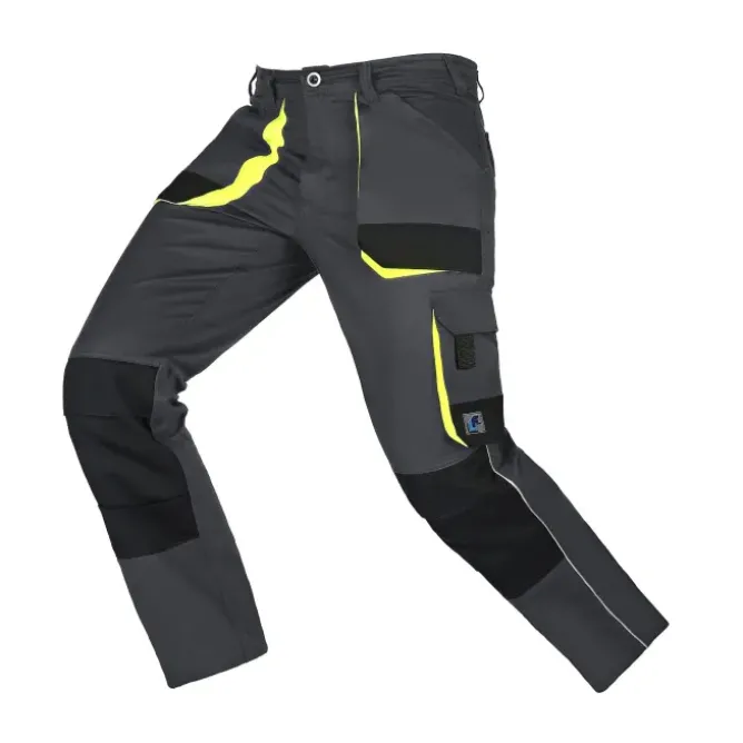 Pantaloni da lavoro Stretch LF Elasticizzati Multitasche Slim Fit estivi - Grigio