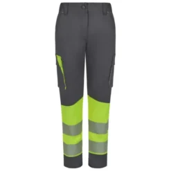 Pantaloni da Lavoro Velilla Alta Visibilità Multitasche Stretch Bicolore 303032SW Donna