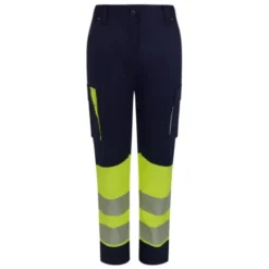 Pantaloni da Lavoro Velilla Alta Visibilità Multitasche Stretch Bicolore 303032SW Donna