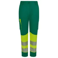 Pantaloni da Lavoro Velilla Alta Visibilità Multitasche Stretch Bicolore 303032SW Donna