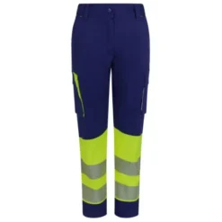 Pantaloni da Lavoro Velilla Alta Visibilità Multitasche Stretch Bicolore 303032SW Donna