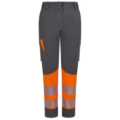 Pantaloni da Lavoro Velilla Alta Visibilità Multitasche Stretch Bicolore 303032SW Donna