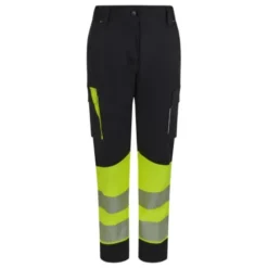 Pantaloni da Lavoro Velilla Alta Visibilità Multitasche Stretch Bicolore 303032S