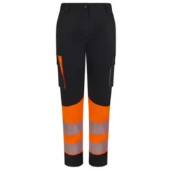 Pantaloni da Lavoro Velilla Alta Visibilità Multitasche Stretch Bicolore 303032S