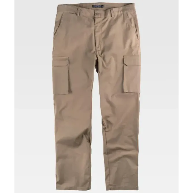 Pantaloni da Lavoro Workteam Retto Multitasche B1421