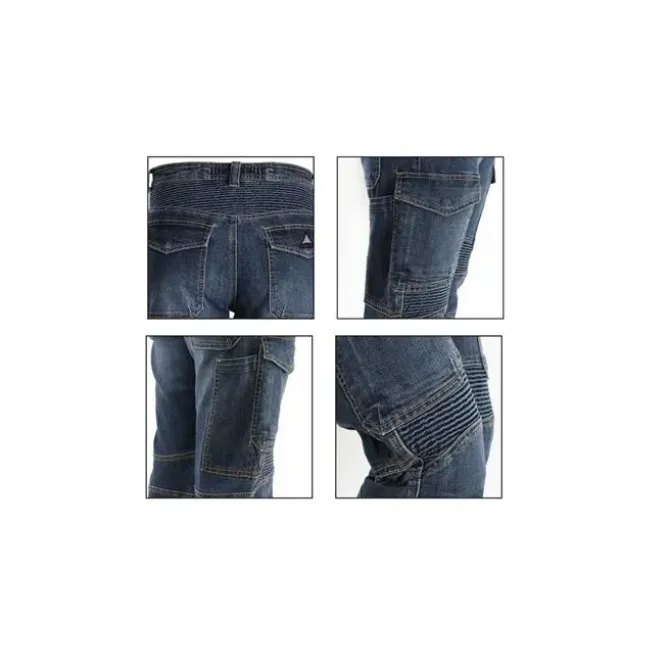 Pantaloni Jeans da Lavoro Multitasche Stretch Biker Siggi