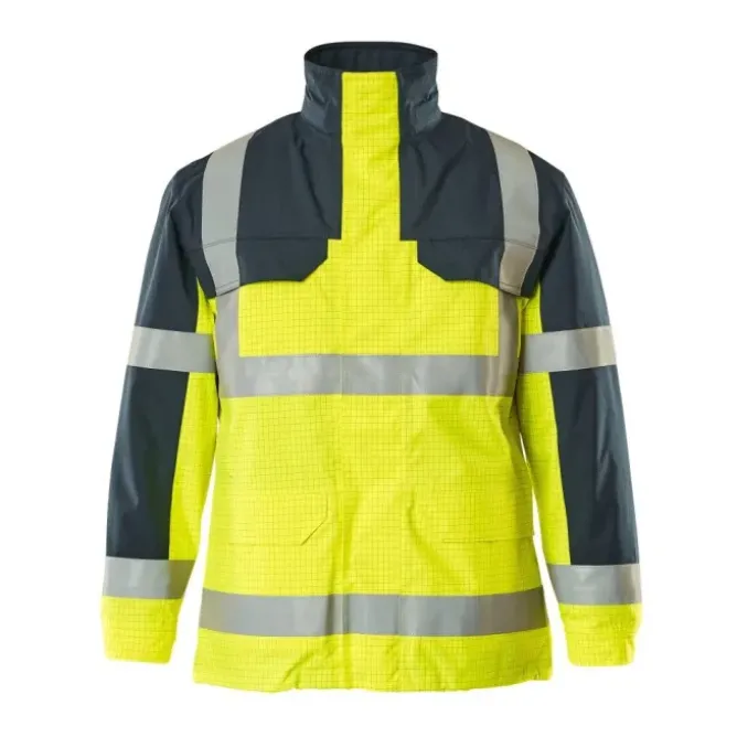 Parka da Lavoro Alta visibilità Ignifugo Multitasche Impermeabile Antivento Lungern Mascot 06831-064