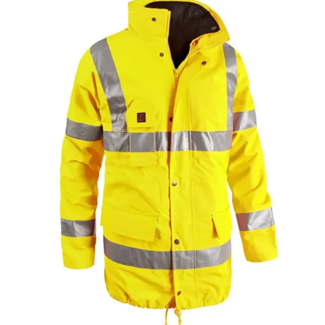 Parka da Lavoro Alta Visibilità Multitasche Impermeabile Sottozero Parka 2300