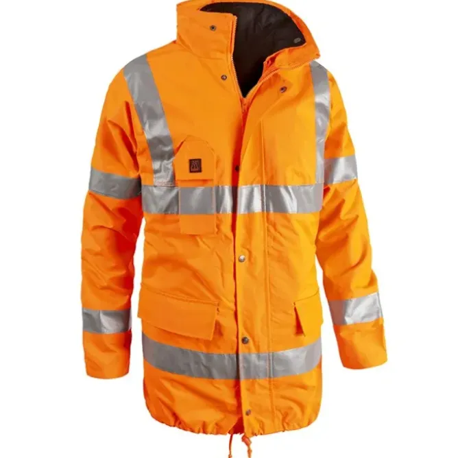 Parka da Lavoro Alta Visibilità Multitasche Impermeabile Sottozero Parka 2300